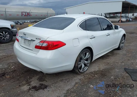2012 Infiniti M37 z USA, uszkodzony, nr VIN JN1BY1AP5CM336276